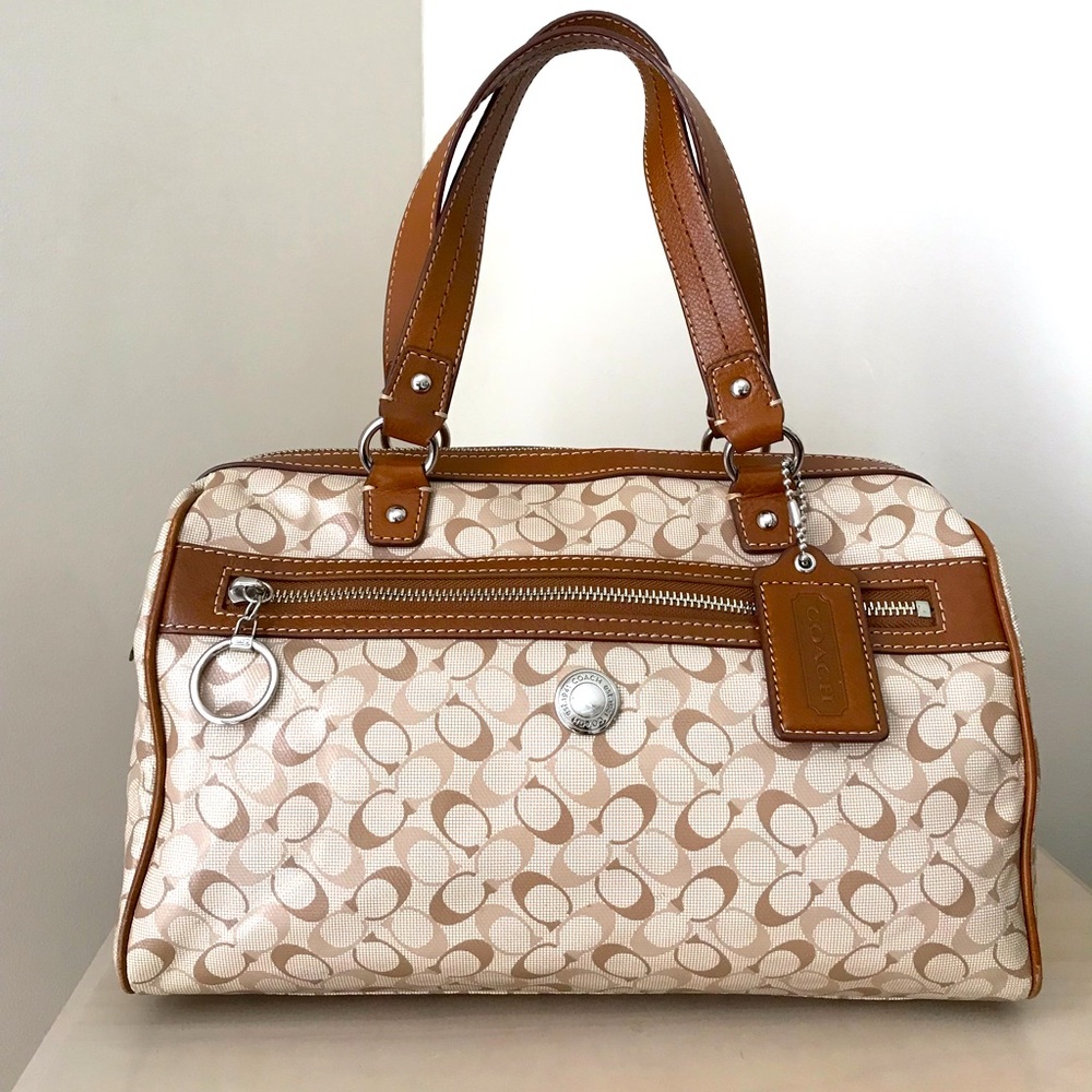 Coach Signature Canvas Shoulder Bag